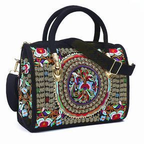 Bolsa Boho Mandala Bordada